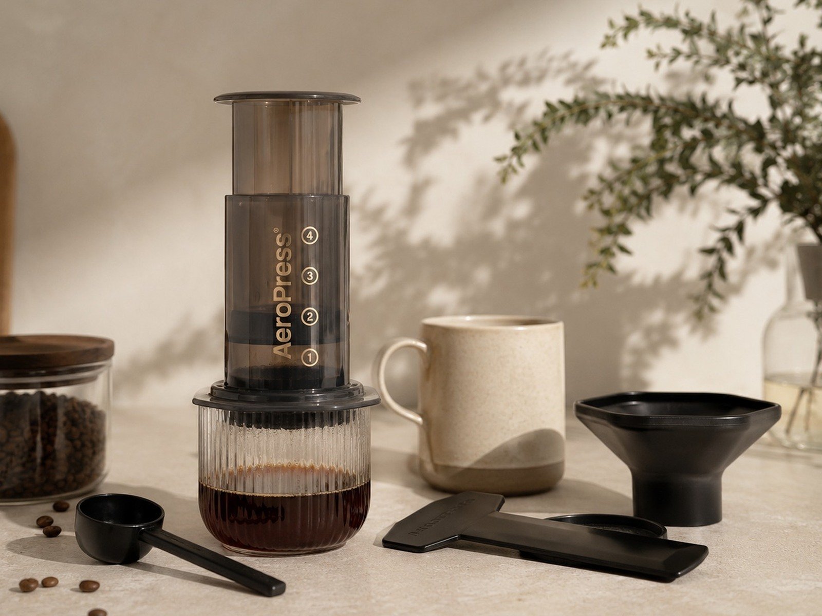 AeroPress Original Coffee Maker in context