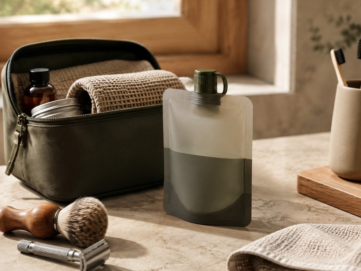 Matador FlatPak Toiletry Bottle in context