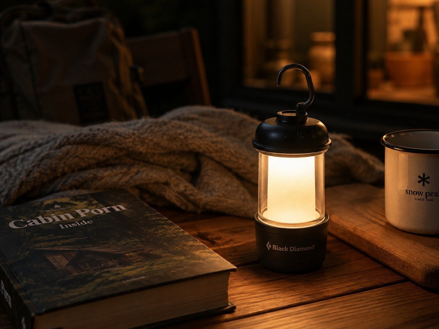 Black Diamond Moji Lantern in context