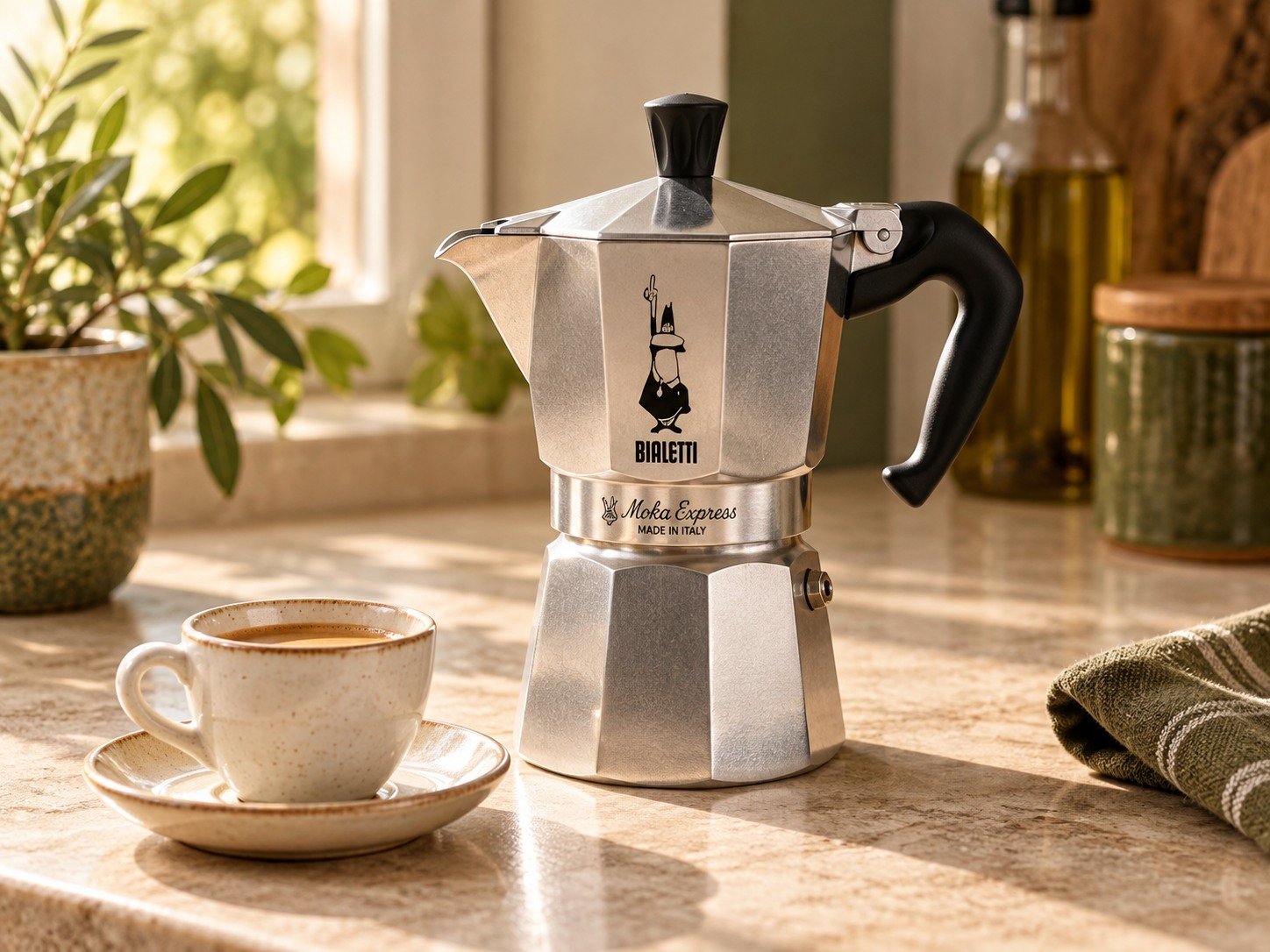 Bialetti Moka Express 3-Cup Stovetop Coffee Maker